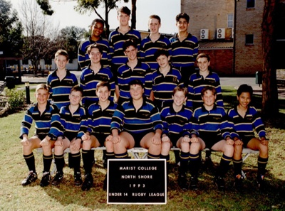 Photographs 1993 Under 14 Rugby League; Class School Photography; 1993