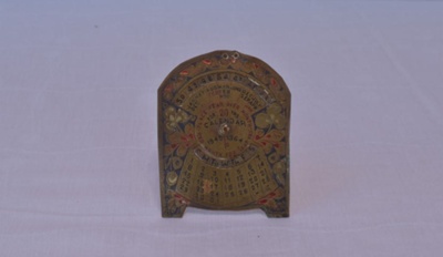 Perpetual desk calendar; Unknown; 1945; C1981-1766