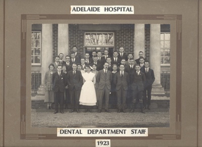 Dental: Adelaide Hospital Dental Department Staff; 1923; AR#4777