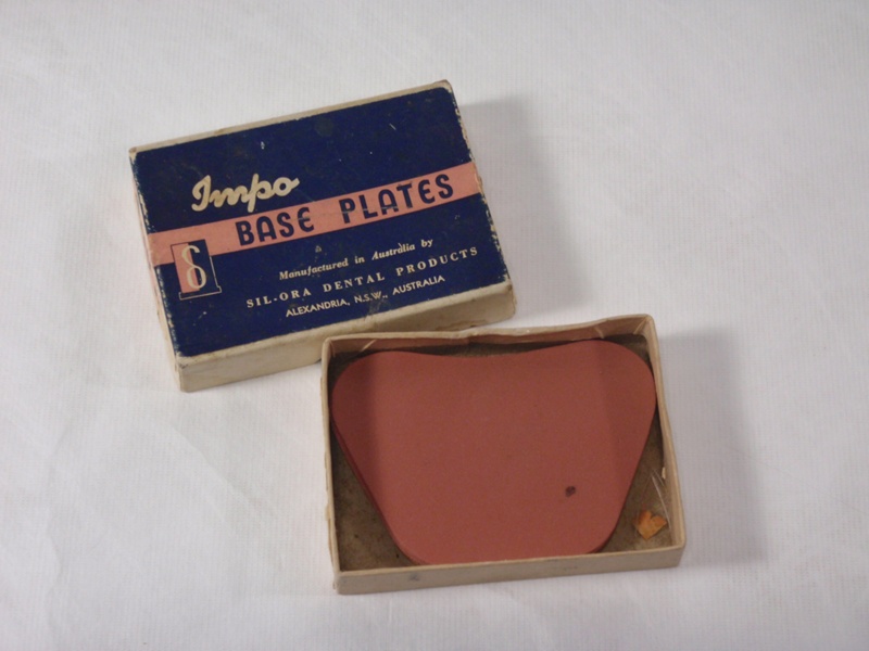 Dental Denture Base Plates; Ca 1958; AR1882 eHive