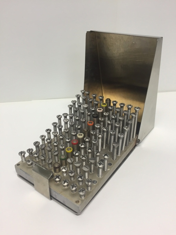 Instrument: Stryker Colorguide Screwcase and Screws; Ca 1960-1980; AR ...