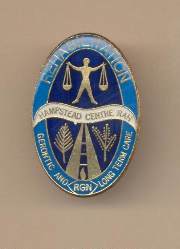 Badge: Post Basic Training Badges for Rehabilitation; Ca 1980; AR#5391