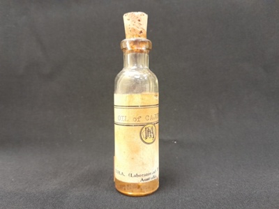 Chemicals: Oil of Cajaput; 1930-1974; AR#13527
