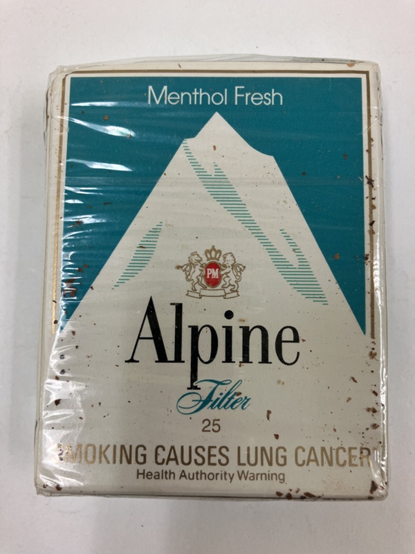 Chemicals: Alpine cigarettes; 1995; AR#15430