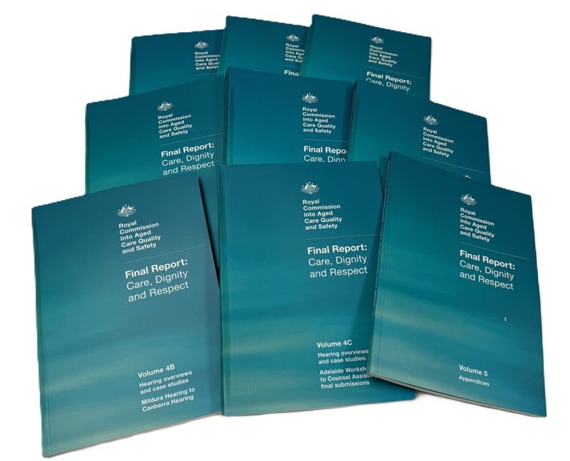 Books: The Royal Commission into Aged Care Quality and Safety Final ...