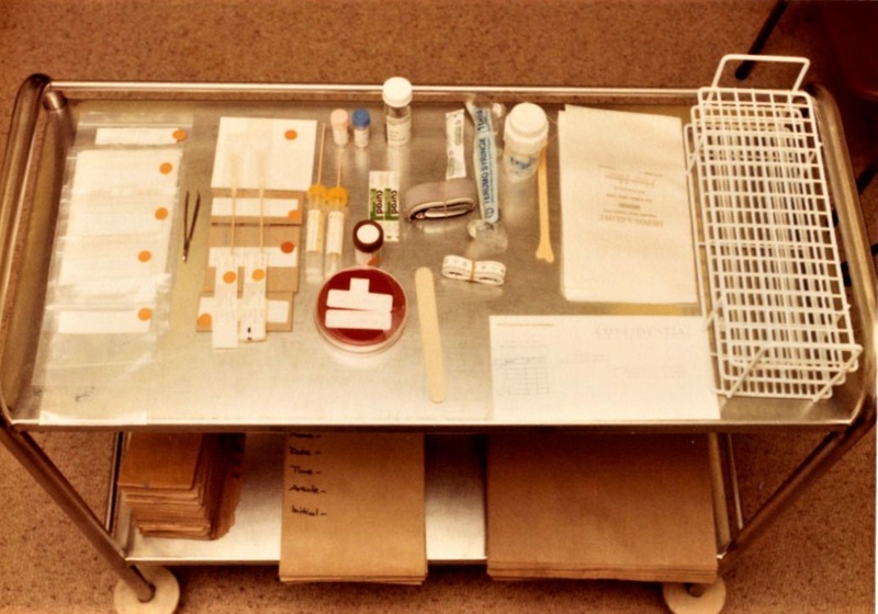 Equipment ITU Equipment Trolley; Clinical Photography TQEH; 1984; AR