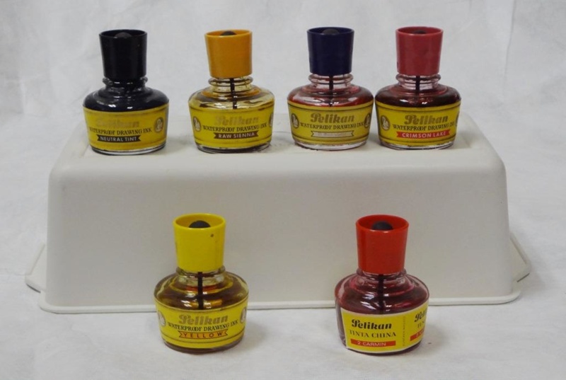 Equipment Pelikan waterproof drawing ink; Ca 1960s; AR9673 eHive