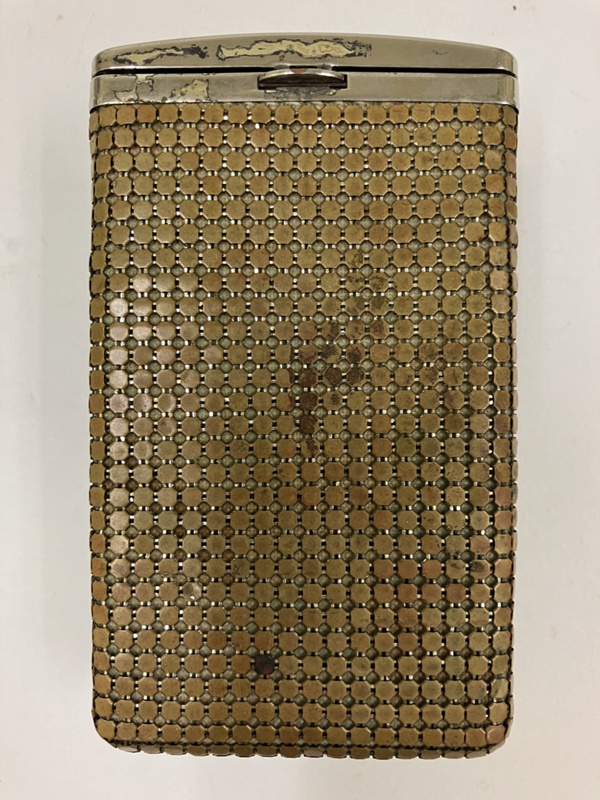 Equipment: Glomesh cigarette case ; ca 1974; AR#15431