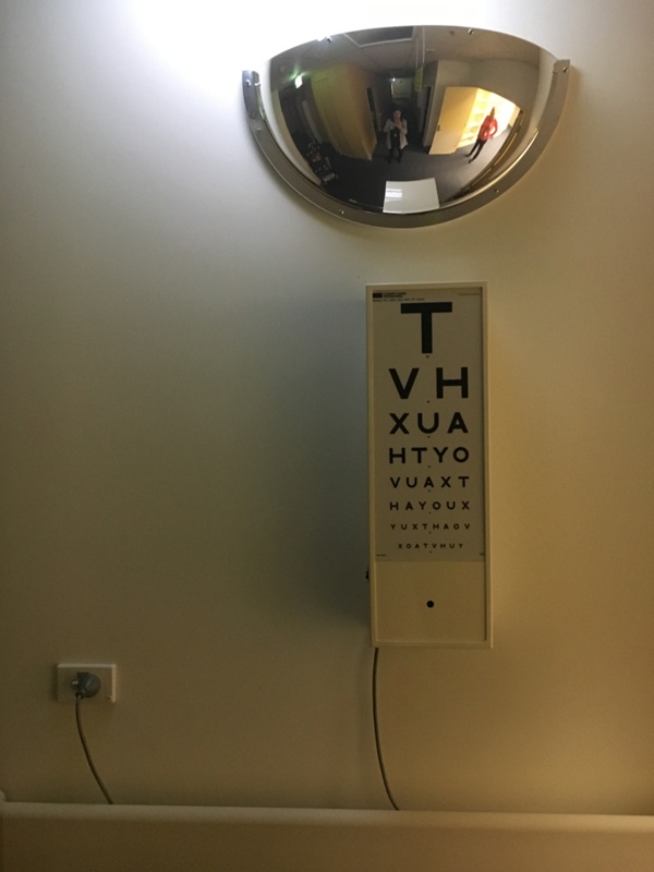 Interior: Orthopaedic Outpatient Department Eye Chart; 2017; AR#6292 ...