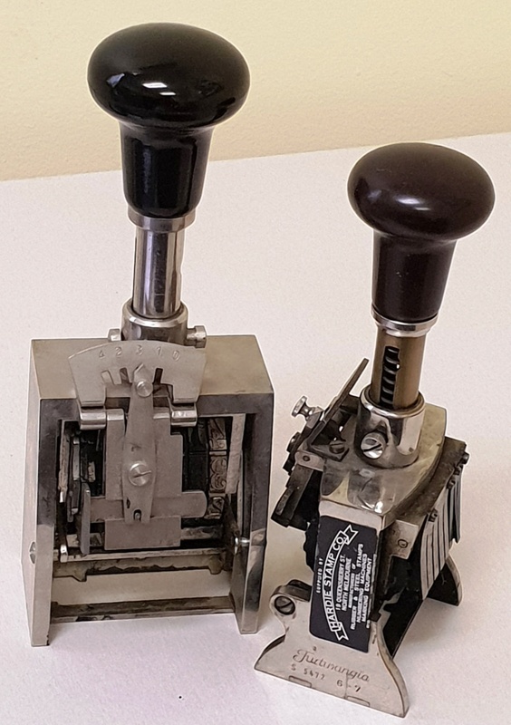 Equipment Date Stamps; Ca 1950; AR9552 eHive