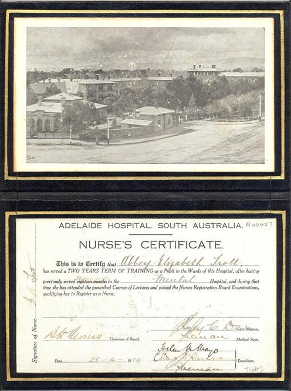 certificate-adelaide-hospital-nursing-certificate-belonging-to-abbey