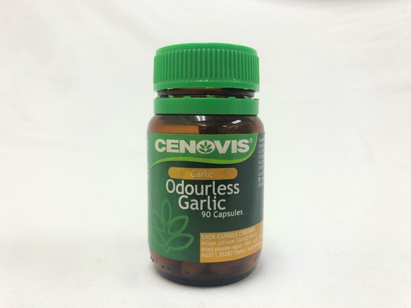 Chemical Cenovis Odourless Garlic Capsules; F H Faulding & Co Ltd; Ca