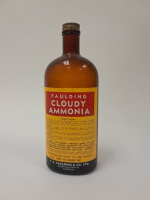 Chemical: Cloudy Ammonia; F H Faulding & Co Ltd; 1934-1964; AR#13567