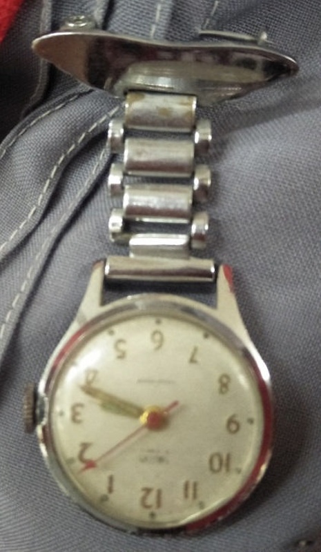 Uniform: Nurses' Fob Watch; ca late 1940s to 1970; AR#11326 on eHive
