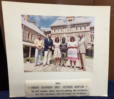 Display Purposes: Photograph of Dibden Research Unit on Board; 1984; AR ...