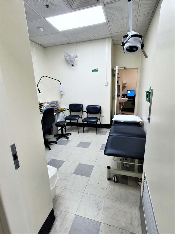 Interior: Outpatient Area 3, Treatment Room 2; Margot Way, CALHN Health ...