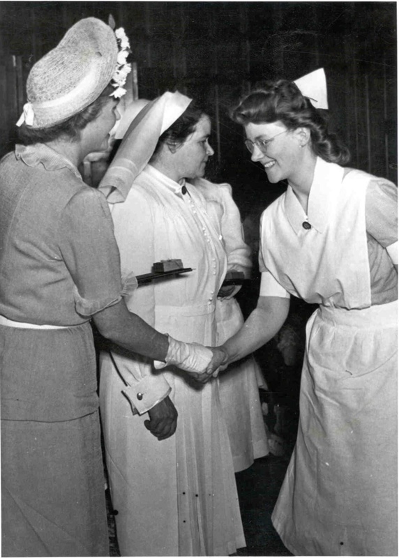 Nurse: First Graduation Ceremony in Bonython Hall; 1947; 4.1B.86 | eHive