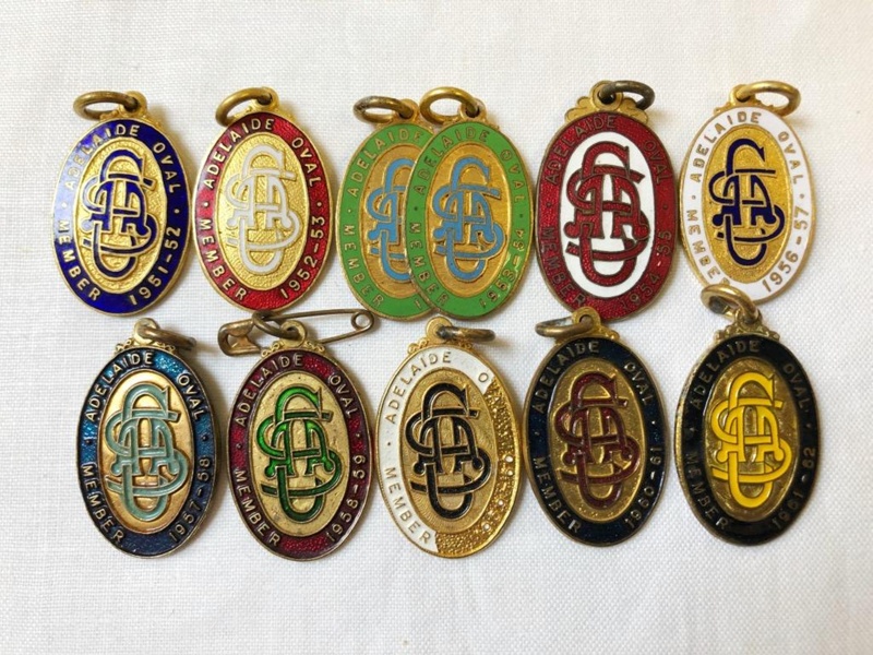 Badges Adelaide Oval Membership; 19511962; AR644 eHive