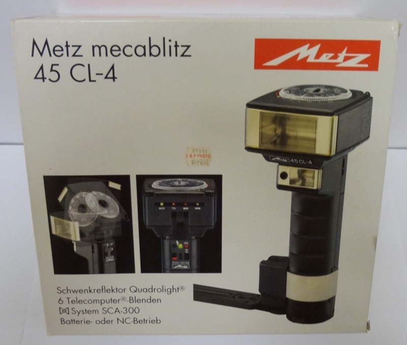 Equipment Metz Mecablitz 45 CL4 Flash; AR9555 eHive
