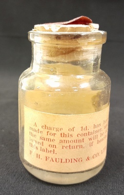 Chemical: Dionine; F H Faulding & Co Ltd; Ca 1930s; AR#13577