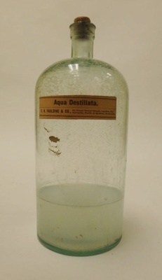 Chemicals: Aqua Destillata; Ca 1920; AR#5418