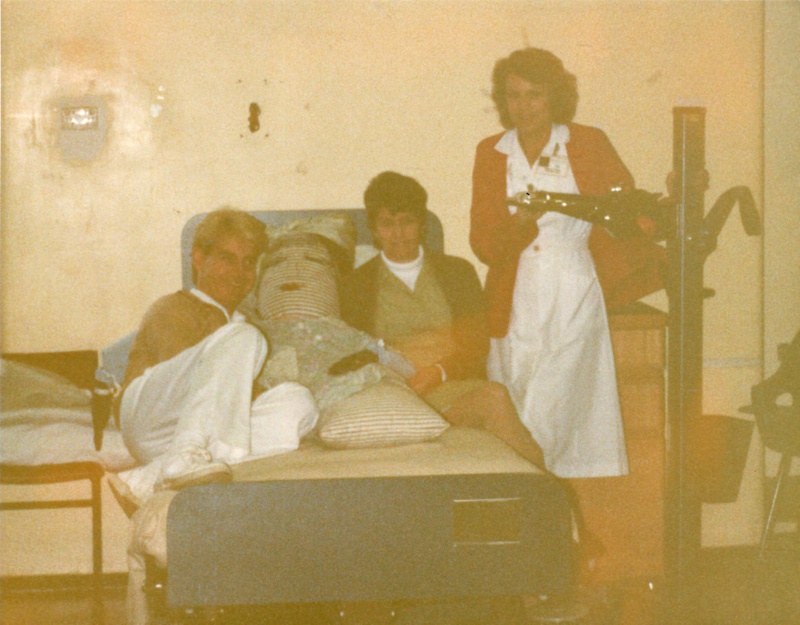 General Staff: Nurse Gloria Oritp with CSSD Assistant and Cleaner; Ca ...