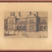 Artwork: Pencil Drawing, Framed "The Courtyard, Adelaide Hospital. E Barons"; Ca 1920; AR#766