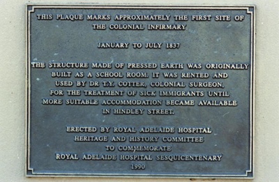 Plaques: Adelaide Hospital; 2000; AR#12000 | eHive