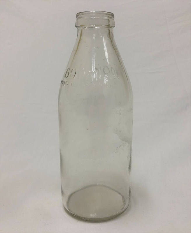 Glass 600ml Glass Milk Bottle; Ca 1960s1970s; AR13795 eHive