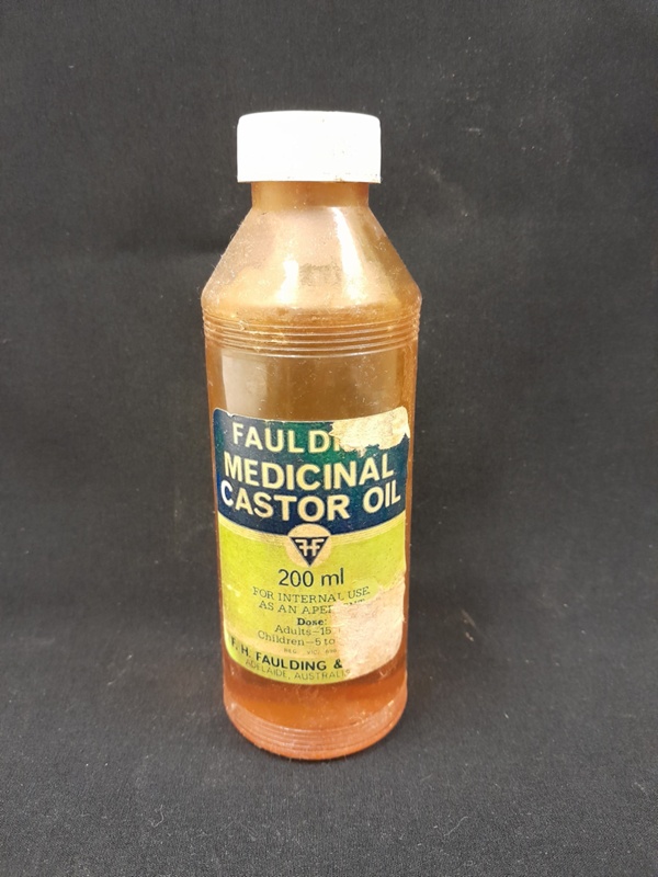 Chemical Fauldings Medicinal Castor Oil; F H Faulding & Co Ltd; After