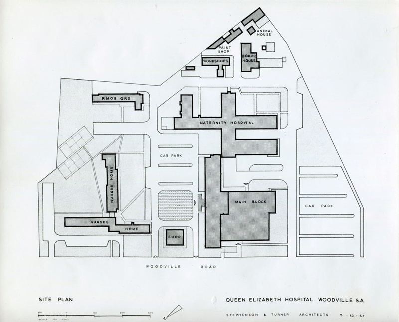 Plans Seven Photographic Copies Of The Queen Elizabeth Hospital   Ff25572704a745e2ba60434758644d0d L 