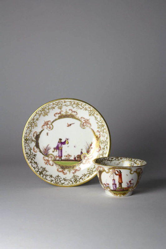 Teabowl and Saucer; Meissen Manufactory; 1723-24; 2019.12.001 | eHive