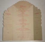 Orange Water Supply Works banquet menu; John Sands; 1890; 10/119