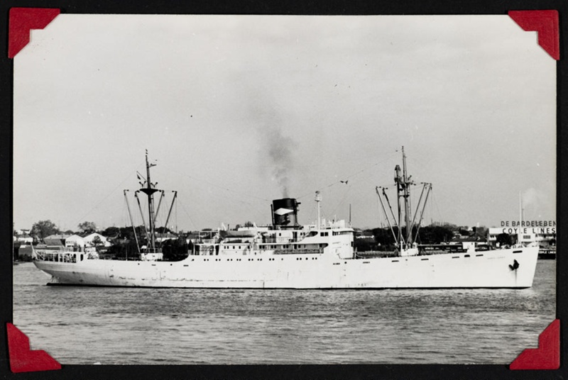 The 'Santo Cerro' in port, 1947.; Unknown; 1947; 14990.3 | eHive