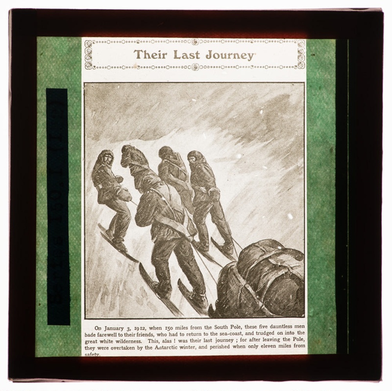 Sketch of five men dragging sledge.; Unknown; 1900-1950; 7289.1 | eHive