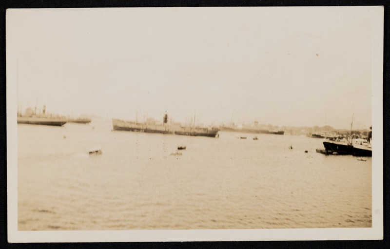 Unidentified Ships In Colombo Harbour, Sri Lanka During World War I 