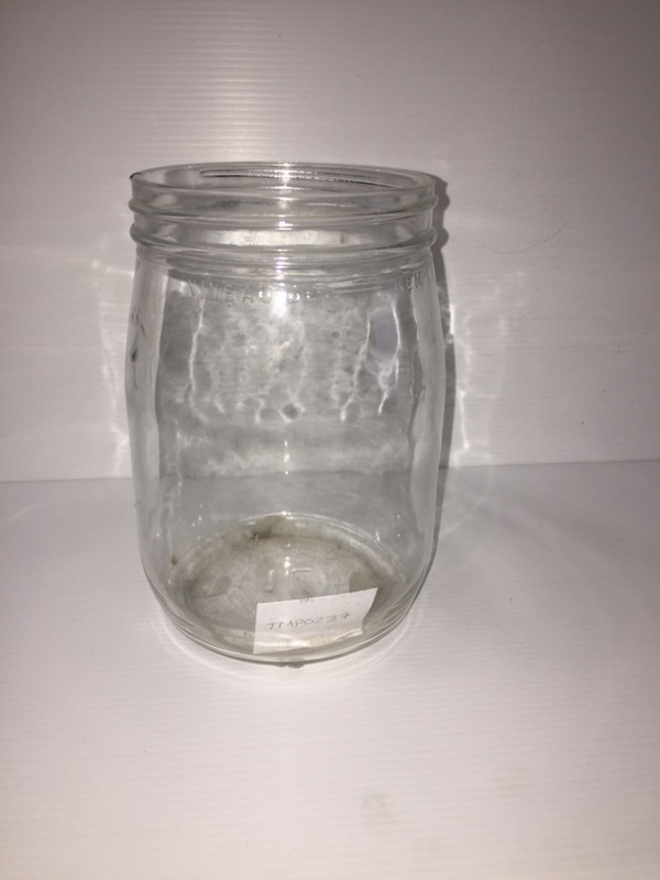 Two glass jars; Unknown; TMP0237 eHive