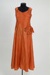 Woman's orange silk dress; KMBS 1070.1 