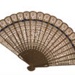 Wooden hand fan; ca 1900; KMBS 1067.3 