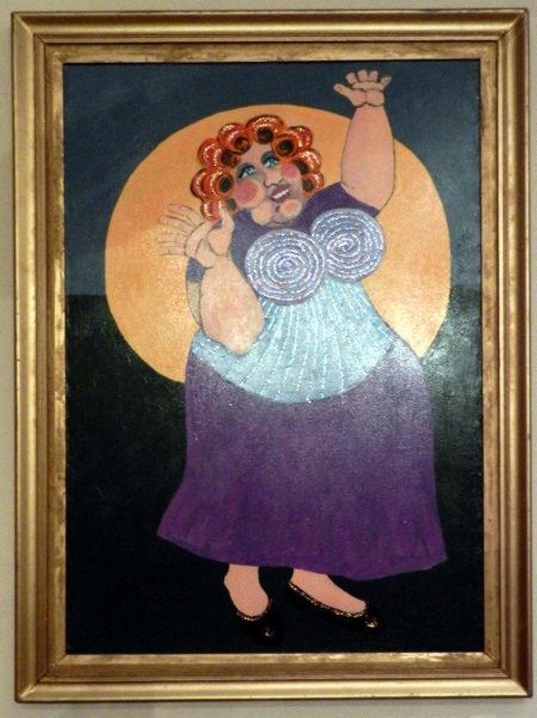Fat lady Portrait; Karen Crow; 2004.5.1 | eHive