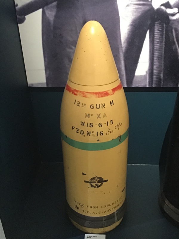 Projectile; 12 Inch Shell; MK XA; HMAS Australia I; 1913-1921; NAVY-473 ...