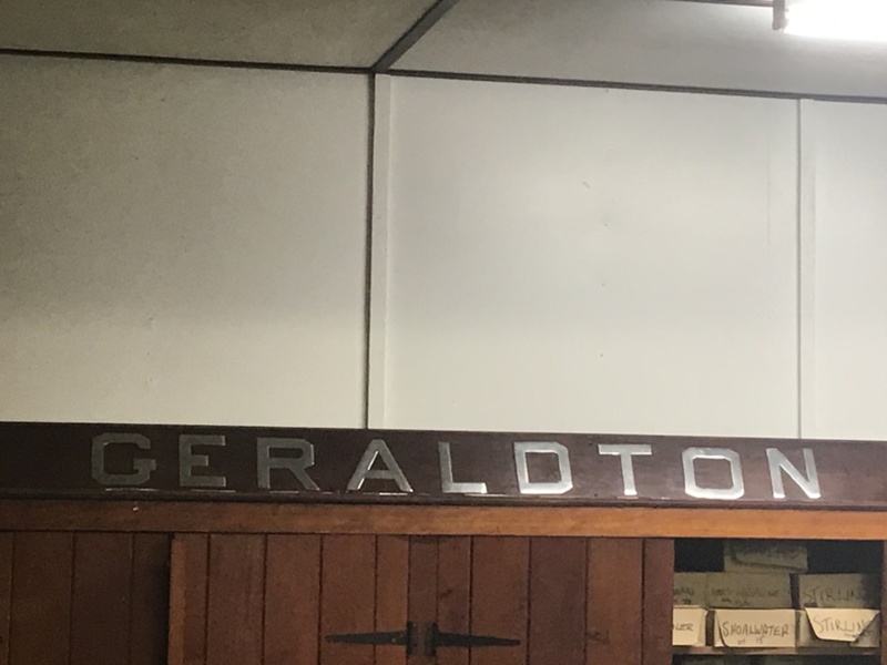 Name Board; HMAS Geraldton II; NAVY207100 eHive