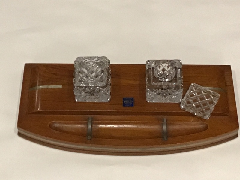 HMAS Sydney I Timber Memorabilia - Desktop Writing Set; Circa 1928 ...