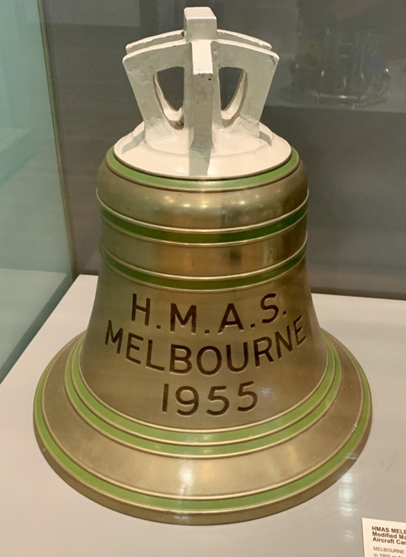 Bell; HMAS Melbourne Ship's Bell; Circa 1955; NAVY732 eHive
