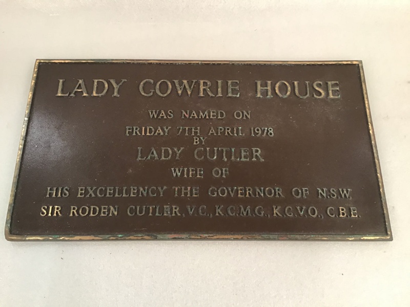 Dedication Plaque; Lady Gowrie House; 1978; NAVY438000 eHive
