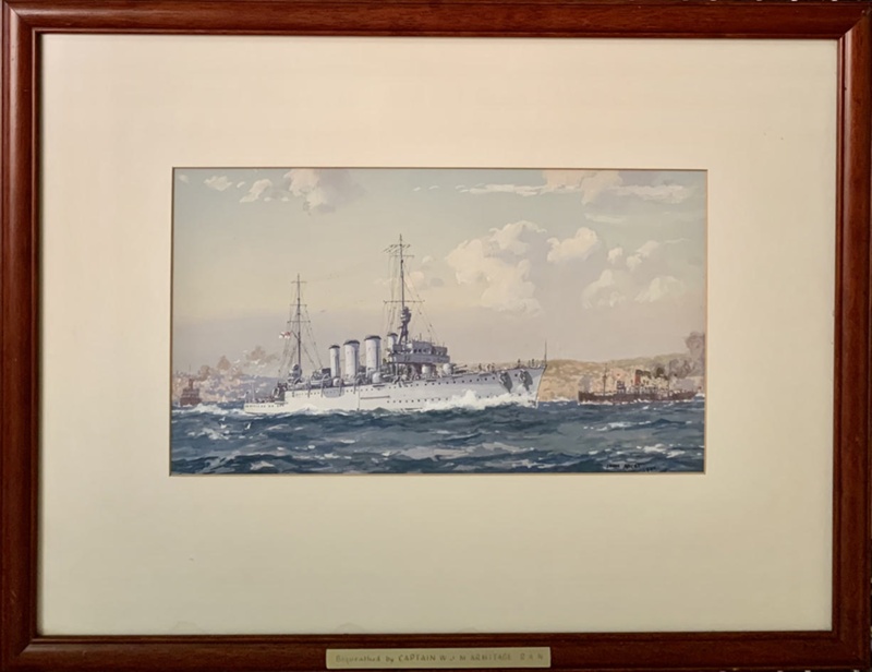 Painting; HMAS Brisbane; Allcot, John; Navy-549 | eHive