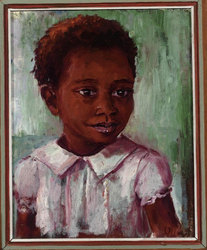 Portrait of Nini, Wau, Papua New Guinea ; Margaret Olley; c.1967-68 | eHive