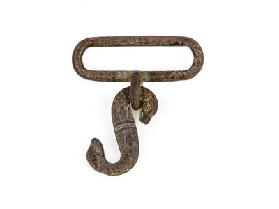 Copper alloy Naval 'snake buckle'; CRMCH.1996.12
