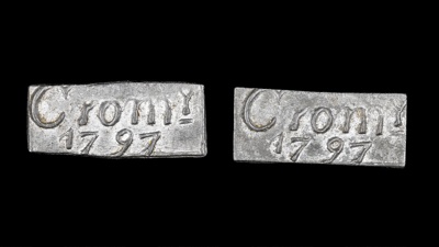 12 x communion tokens (Crom 1797); CRMCH.2023.23.02