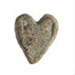 Lead token, heart-shaped marked 'PA' and 'IC'; CRMCH 1991.06